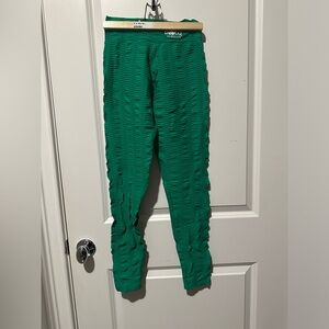 Full length Original BBB green leggings lightly worn.